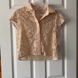 Nanette Laced Crop top